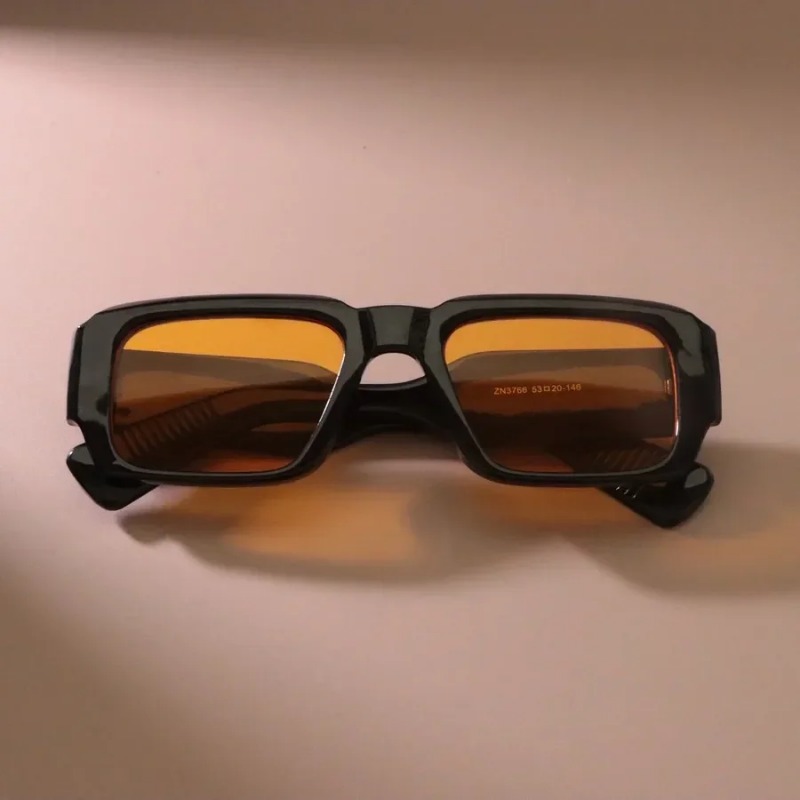 Vintage Fashion Glasses - Retro Square Sunglasses Women Men Vintage