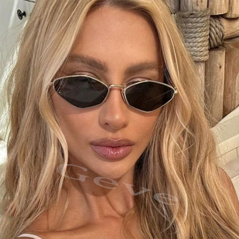 Vintage Fashion Glasses - Trendy Polygonal Small Sunglasses Women Vintage