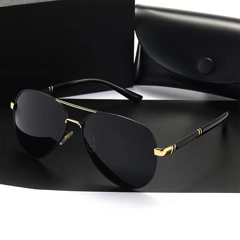 Vintage Fashion Glasses - Luxury Men's Polarized Metal Sunglasses Driving