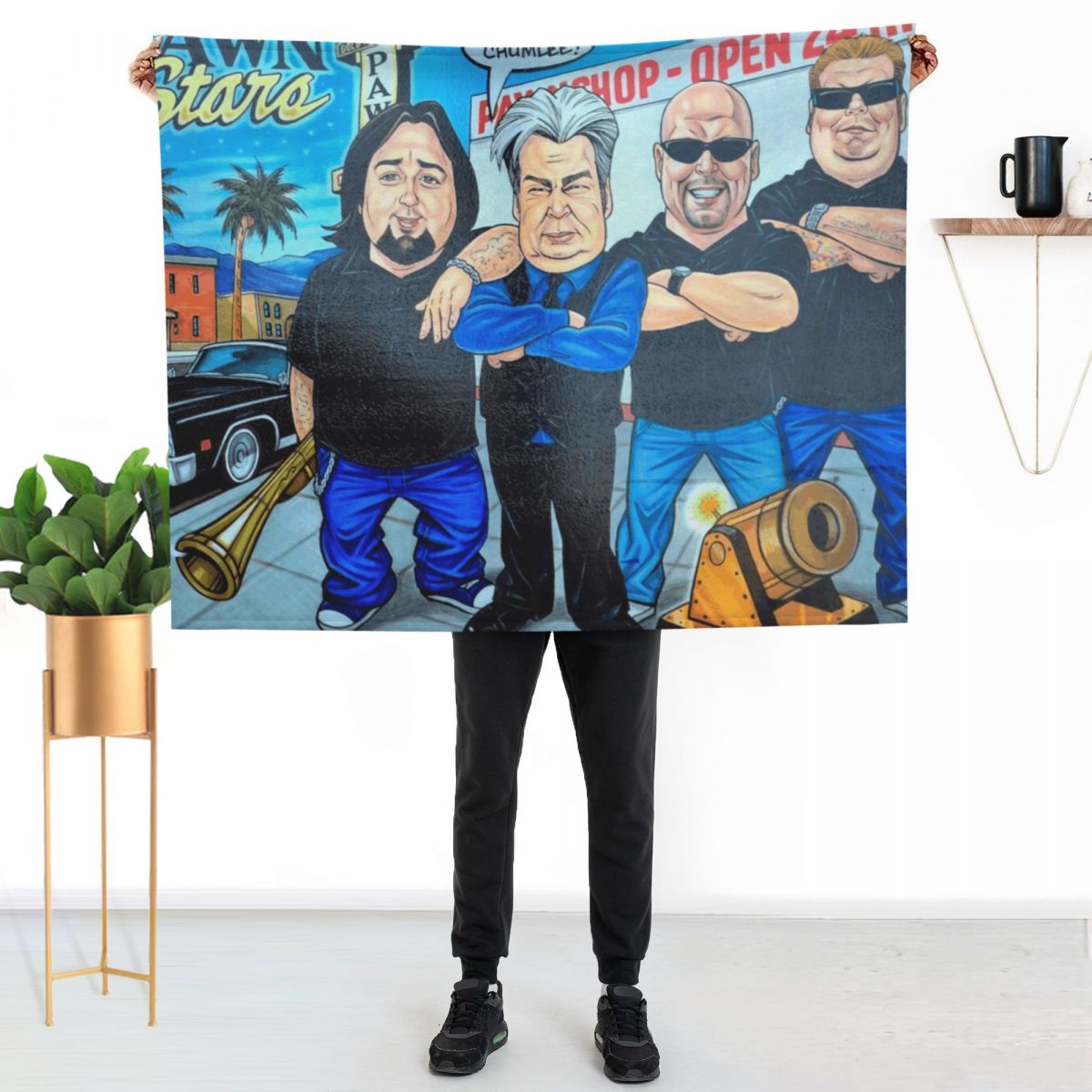 Pawn Stars in Las Vegas Throw  - Vintage Fashion Las Vegas recension och pris