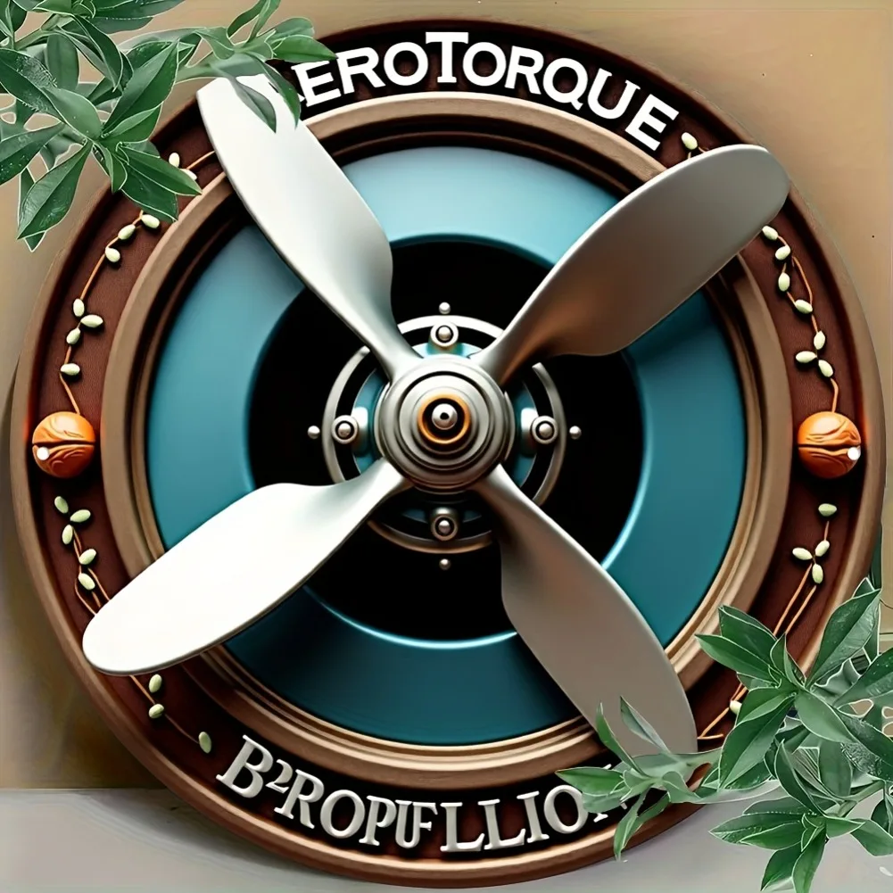 Vintage Airplane Propeller 2D  - Vintage Fashion Plates recension och pris