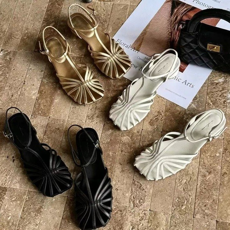 French-style Vintage Woven Toe - Vintage Fashion Heels recension och pris