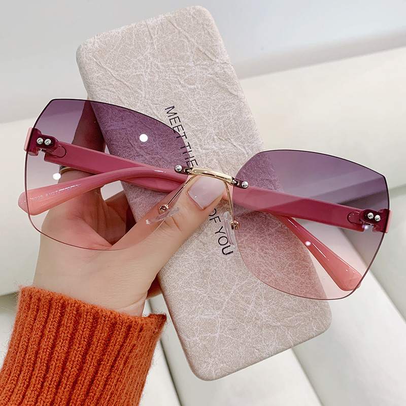Vintage Rimless Sunglasses Wom - Vintage Fashion Glasses recension och pris