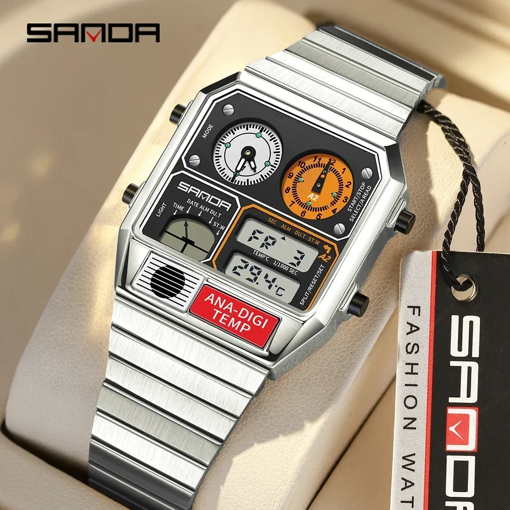 SANDA 3192 Fashion Unisex Watc - Vintage Fashion Complete recension och pris