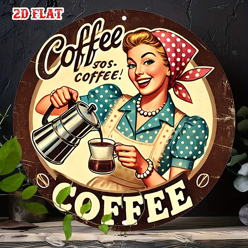 [2D Flat] 1pc Retro Round Alum - Vintage Fashion Plates recension och pris
