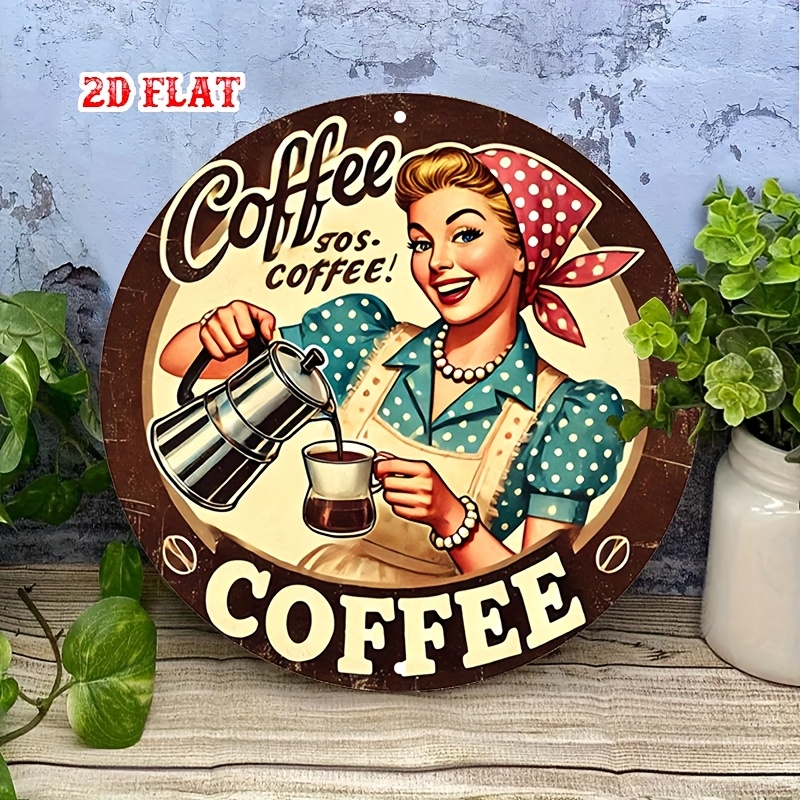 [2D Flat] 1pc Retro Round Alum - Vintage Fashion Plates recension och pris