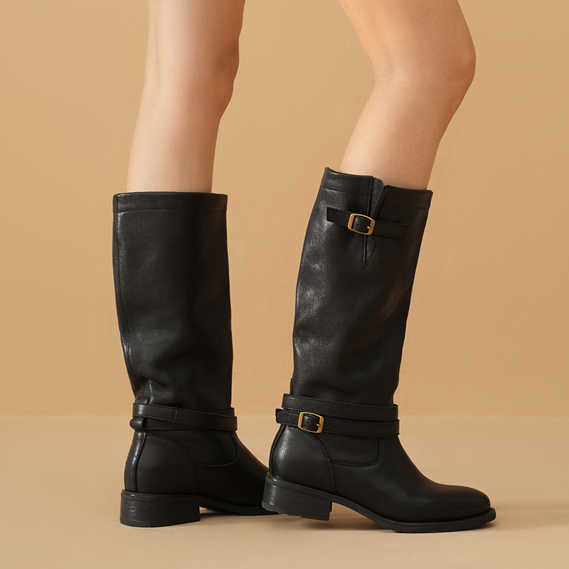 BEAUTODAY Long Boots Women She - Vintage Fashion Heels recension och pris