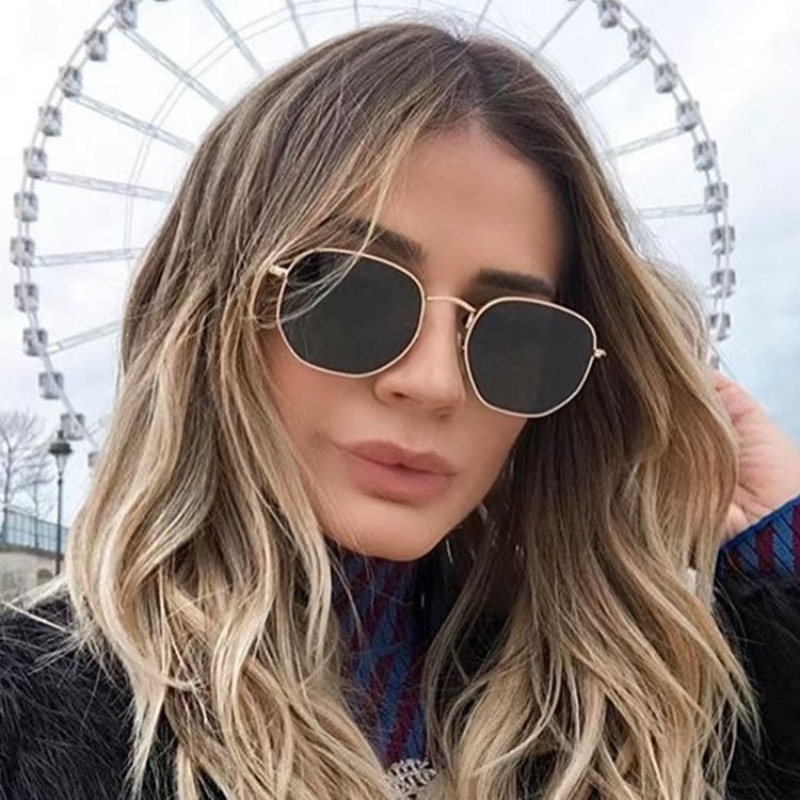 Round punk Sunglasses Men Luxu - Vintage Fashion Glasses recension och pris
