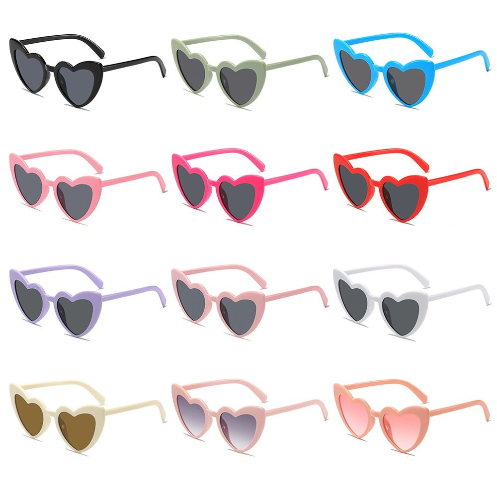 UV Protection Heart-Shaped Sun - Vintage Fashion Glasses recension och pris