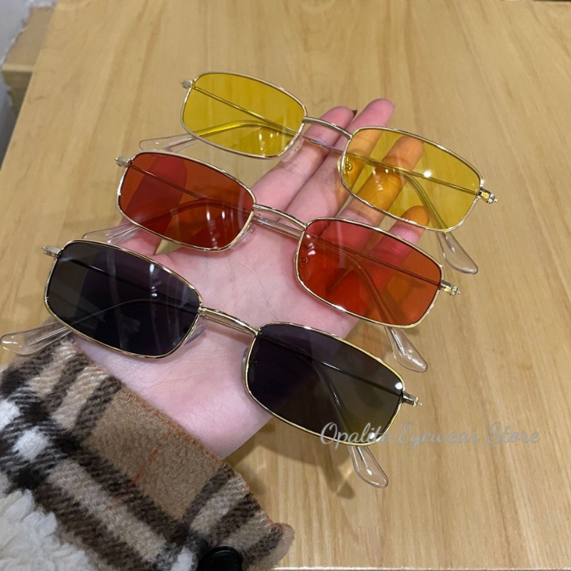 Fashion Retro Metal Frame Colo - Vintage Fashion Glasses recension och pris