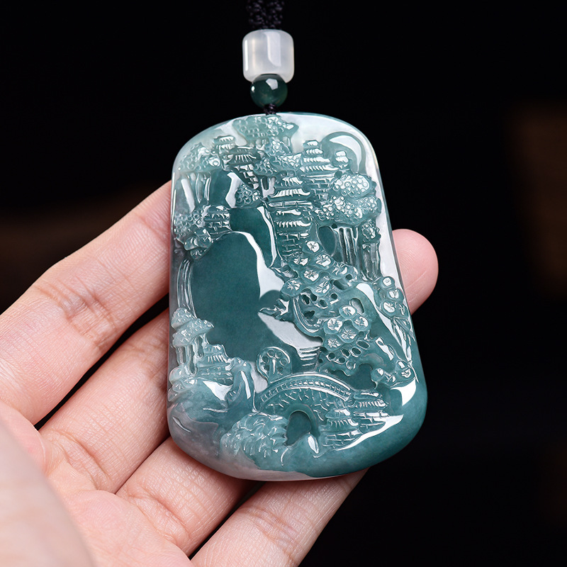 Natural Burmese Jadeite Scener - Usa Vintage Fashion recension och pris