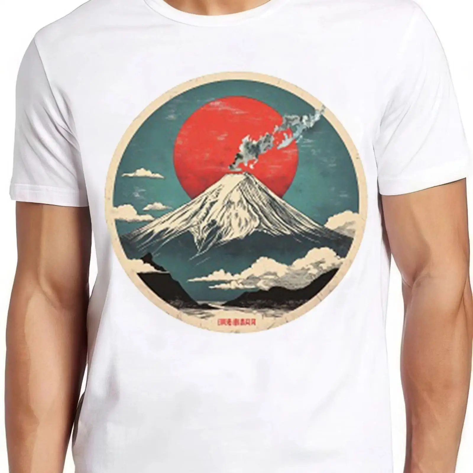 Fuji T Shirt san Mount Japan I - Vintage Fashion Icons recension och pris