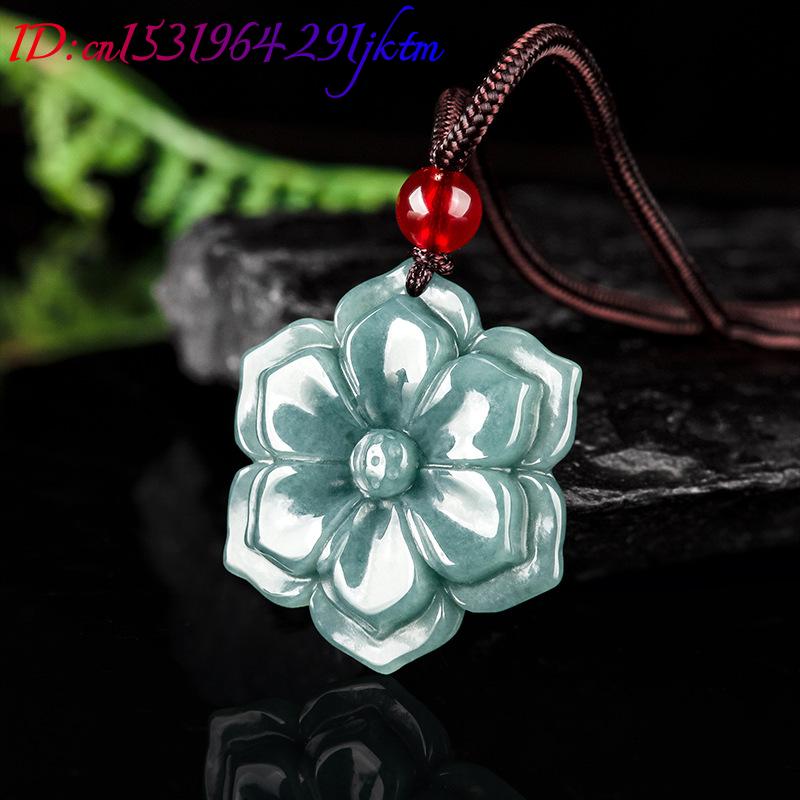 Burmese Jadeite Flower Pendant - Usa Vintage Fashion recension och pris
