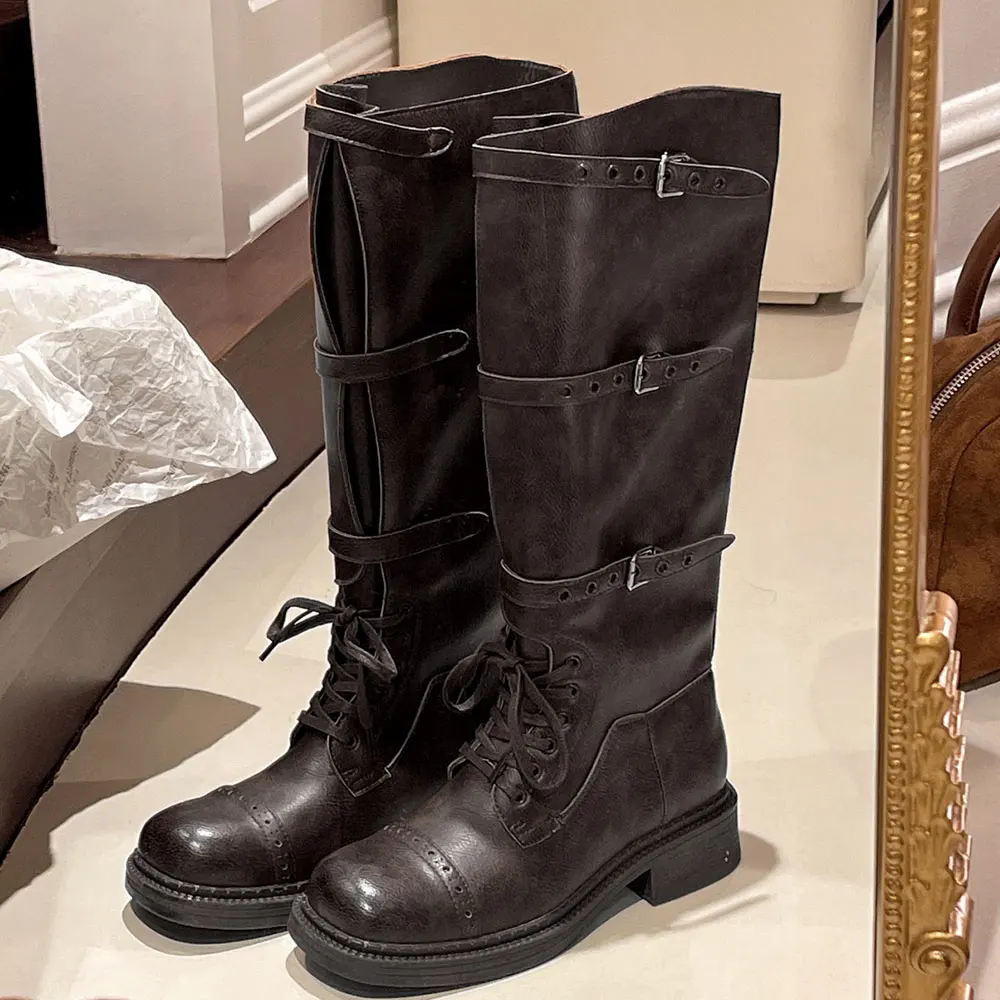 Women's Knee High Boots Vintag - Vintage Fashion Heels recension och pris