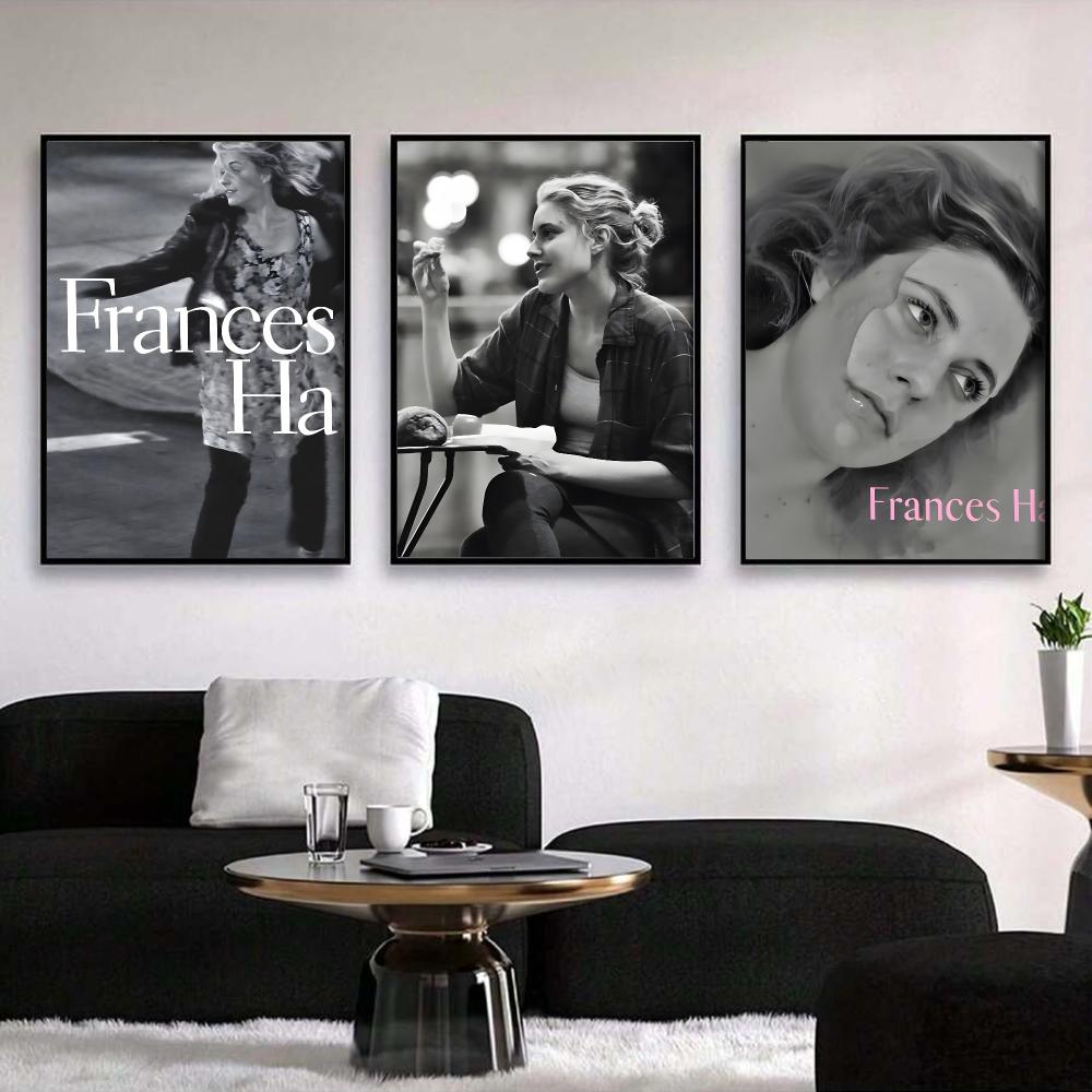 Movie F-Frances Ha Painting Ca - Vintage Fashion Prints For Wall recension och pris