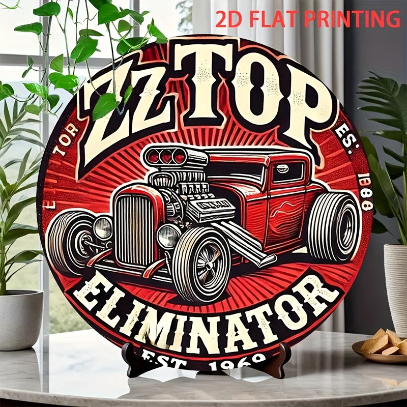 2D Flat, 1pc ZZ Top Eliminator - Vintage Fashion Plates recension och pris