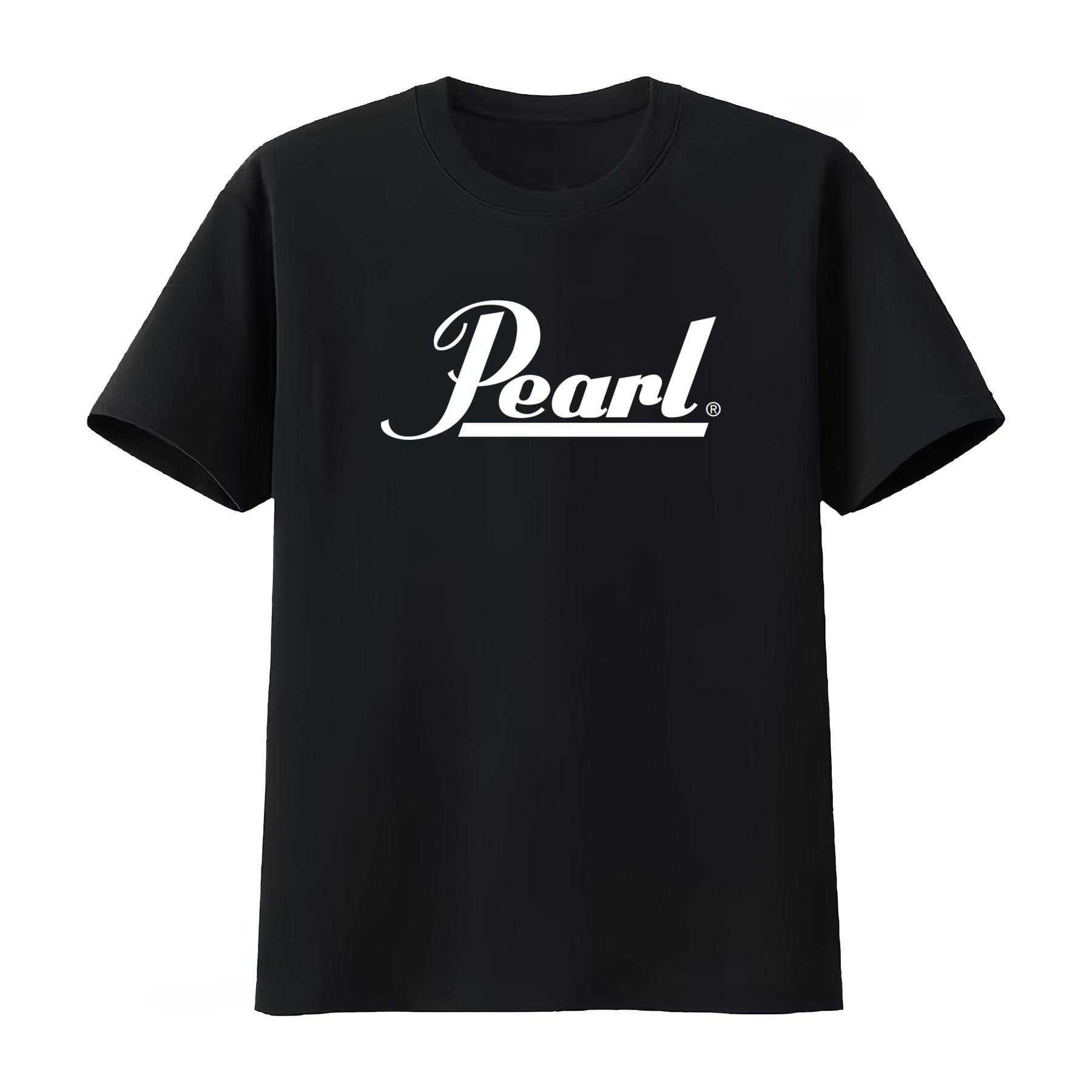 Pearl Drums Logo T Shirt Black - Vintage Fashion Icons recension och pris