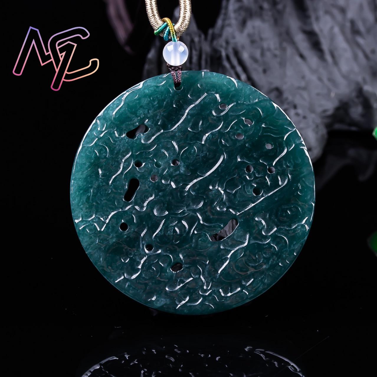Myanmar Jadeite Dragon Pendant - Usa Vintage Fashion recension och pris