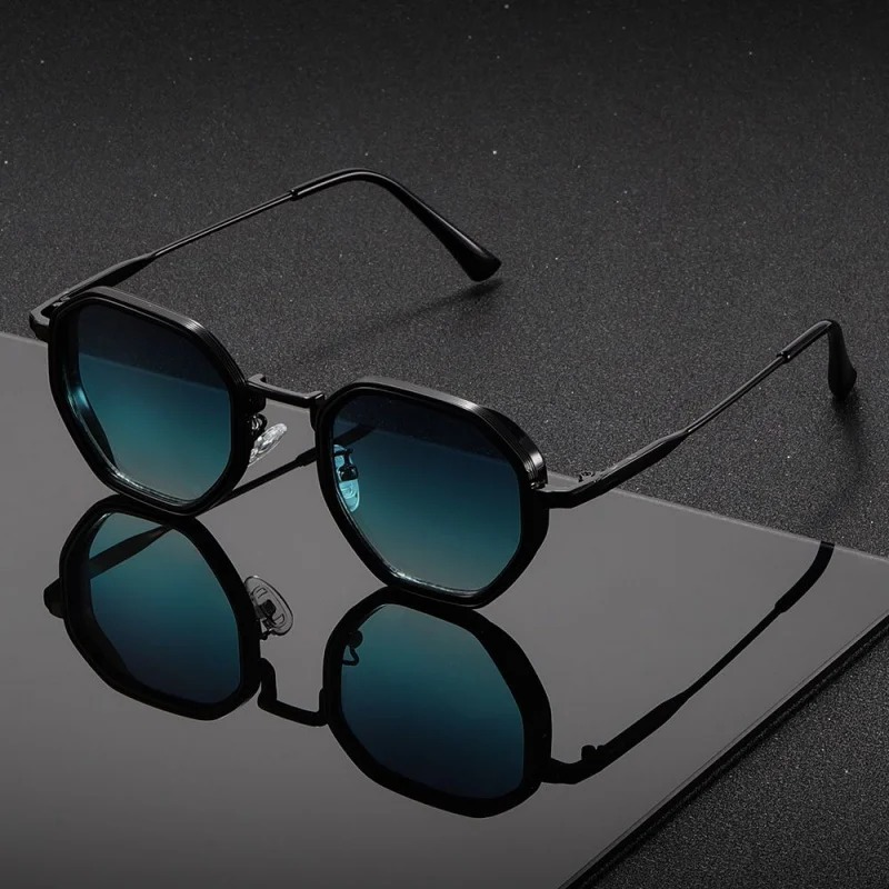 1 Pair Unisex Round Metal Fash - Vintage Fashion Glasses recension och pris