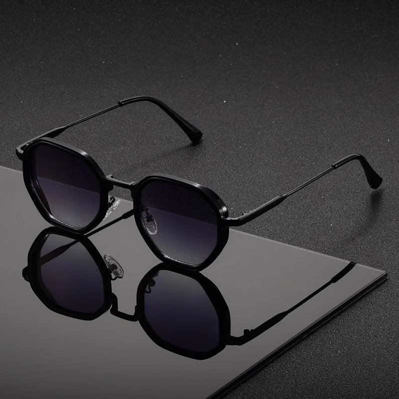 1 Pair Unisex Round Metal Fash - Vintage Fashion Glasses recension och pris