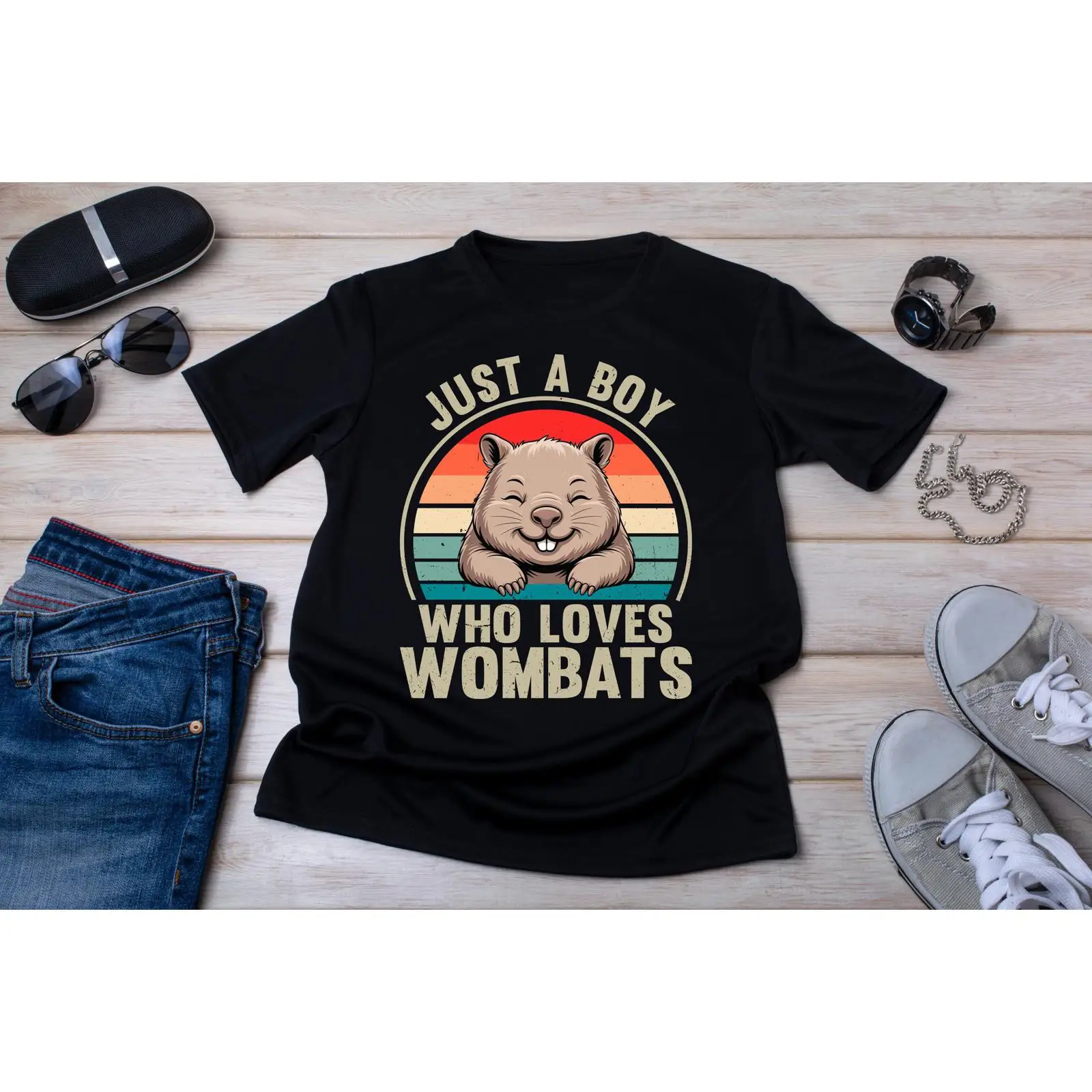 Wombat T Shirt Vintage Marsupi - Vintage Fashion Australia recension och pris
