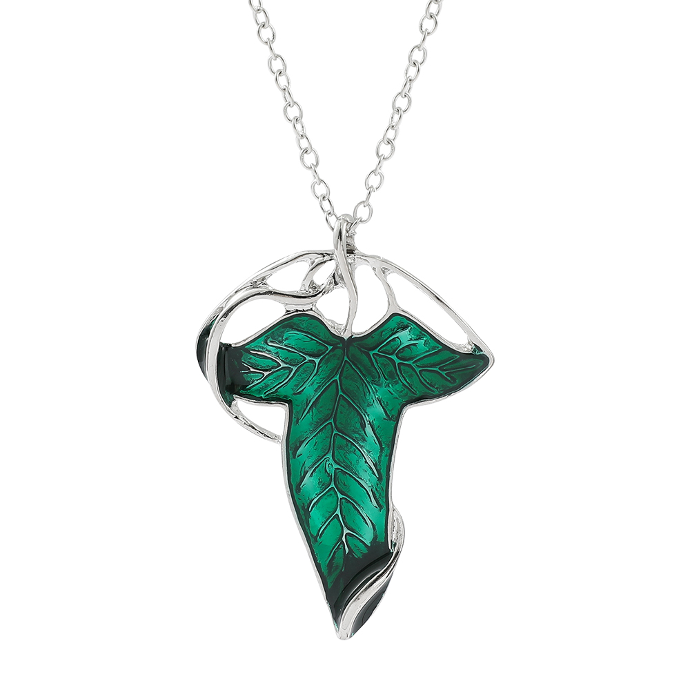 Vintage Green Leaf Pendant Nec - Vintage Fashion Enthusiasts recension och pris
