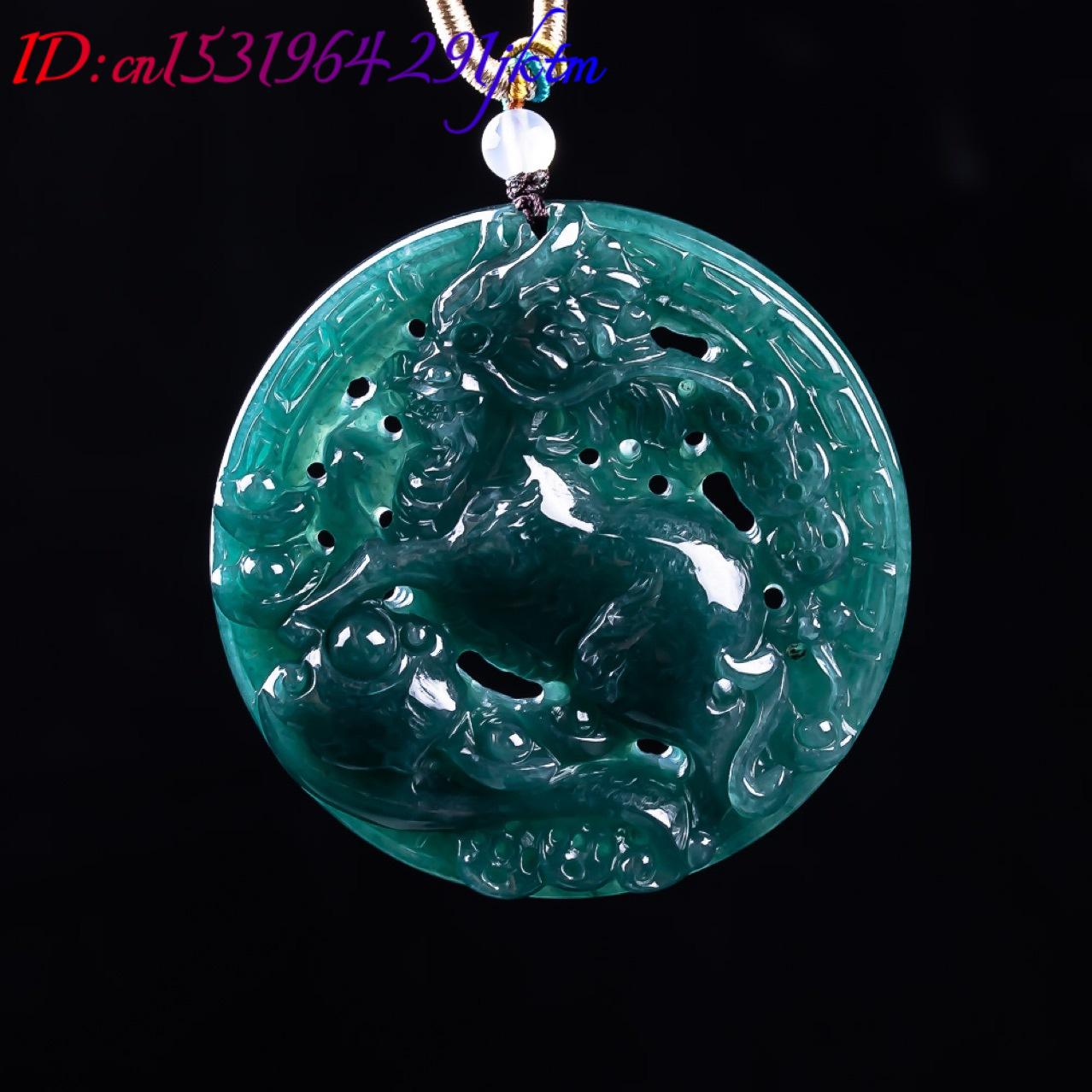 Burmese Jadeite Dragon Pendant - Usa Vintage Fashion recension och pris