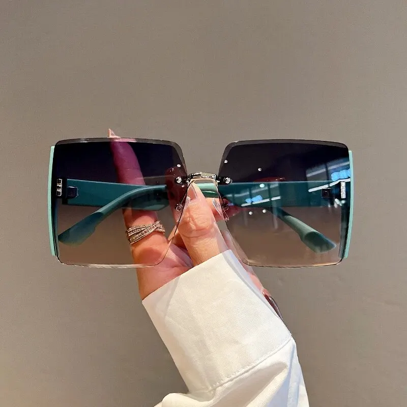 New Square Frameless Retro Sun - Vintage Fashion Trends recension och pris