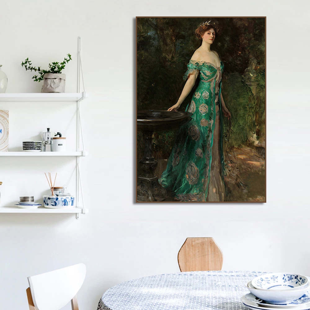 Renaissance Women Portrait Pos - Vintage Fashion Prints For Wall recension och pris