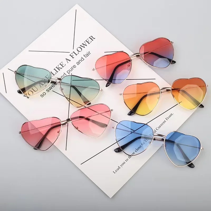 Fashion Heart Shaped Metal Sun - Vintage Fashion Glasses recension och pris