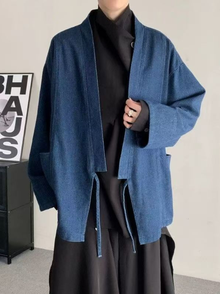 Vintage Japanese Style Denim C - Crop Cardigan Vintage recension och pris