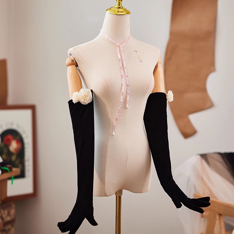 Women's Elegant Black Flower L - Vintage Fashion Photographers recension och pris