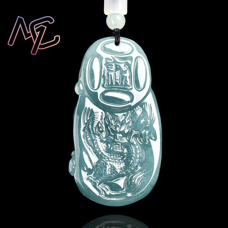 Myanmar Jadeite God of Wealth  - Usa Vintage Fashion recension och pris