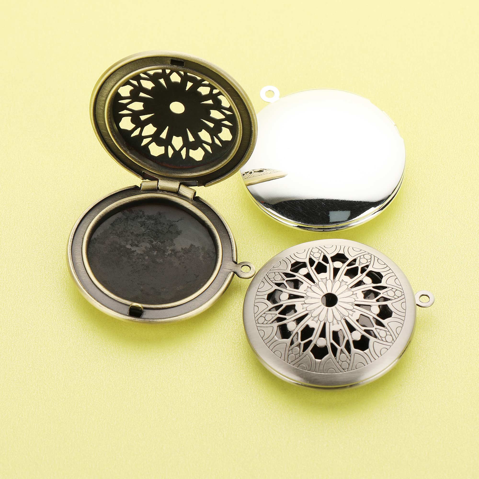 5Pcs 31MM Round Filigree Photo - Vintage Fashion Icons recension och pris