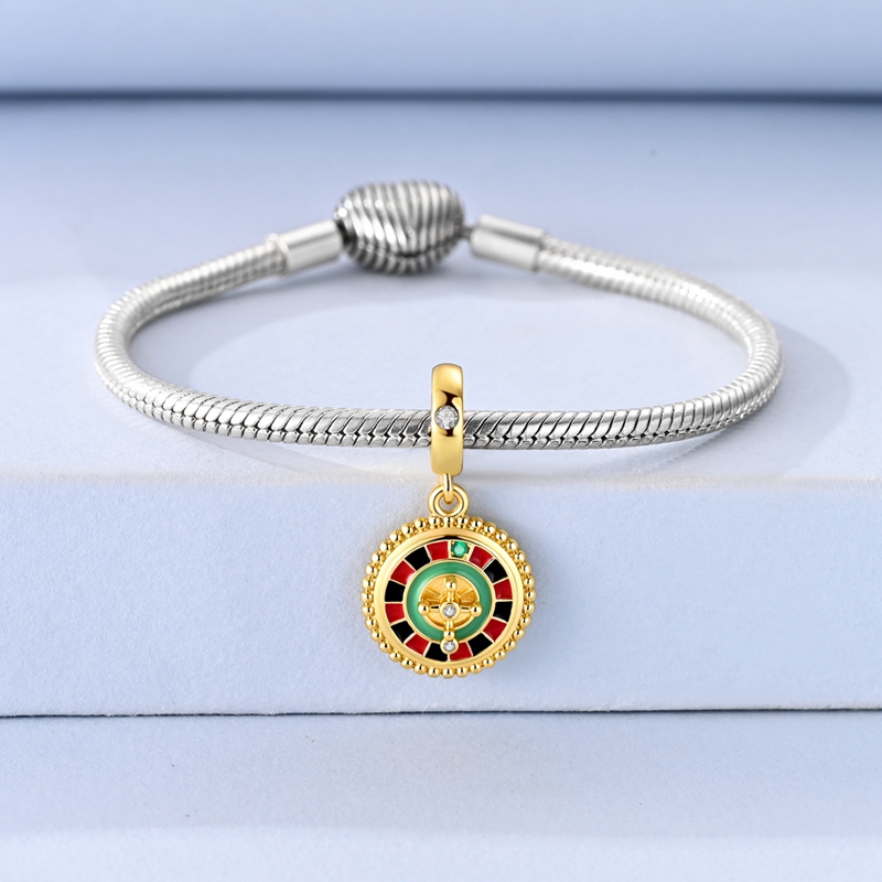 925 Sterling Silver Charm Gold - Vintage Fashion Las Vegas recension och pris