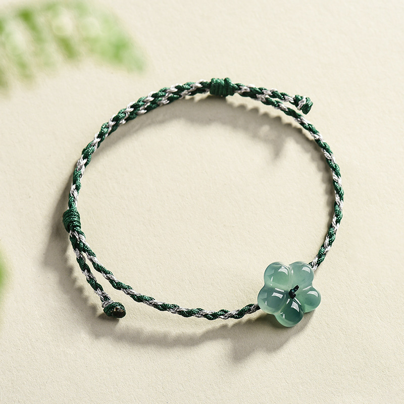 Burmese Jadeite Flower Bracele - Usa Vintage Fashion recension och pris
