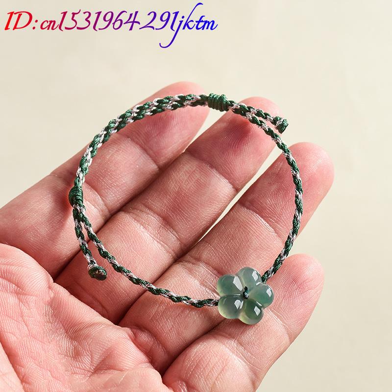 Burmese Jadeite Flower Bracele - Usa Vintage Fashion recension och pris
