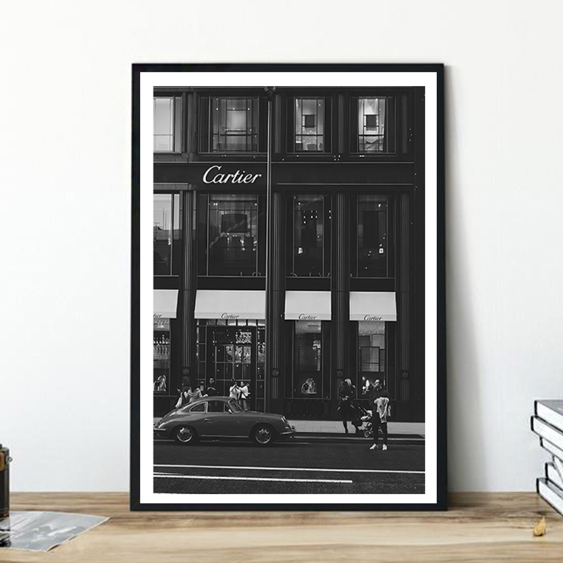 European Street Canvas Paintin - Vintage Fashion Prints For Wall recension och pris