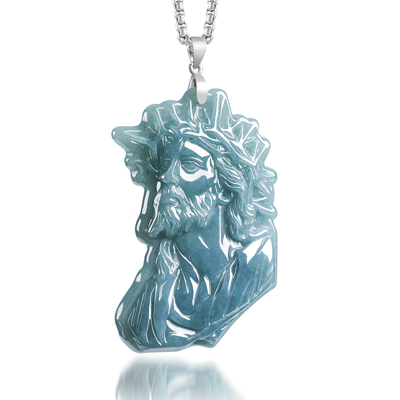 Myanmar Jadeite Priest Pendant - Usa Vintage Fashion recension och pris