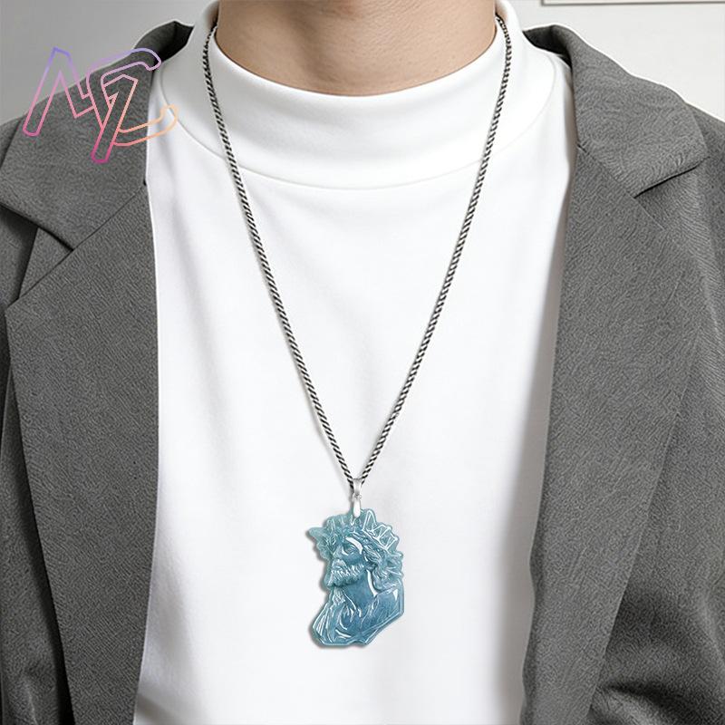 Myanmar Jadeite Priest Pendant - Usa Vintage Fashion recension och pris