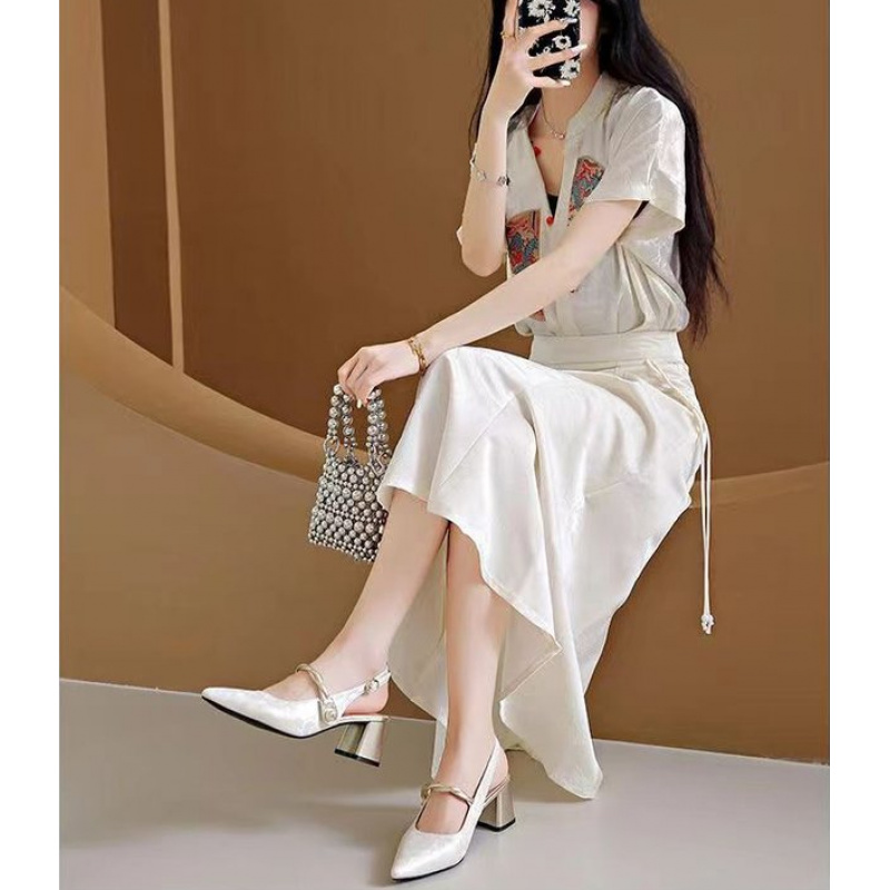 2026 Elegant Women Pointed Toe - Vintage Fashion Heels recension och pris