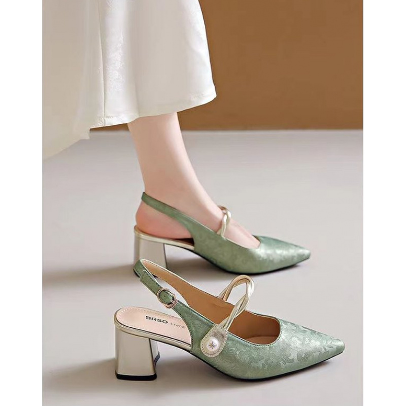 2026 Elegant Women Pointed Toe - Vintage Fashion Heels recension och pris