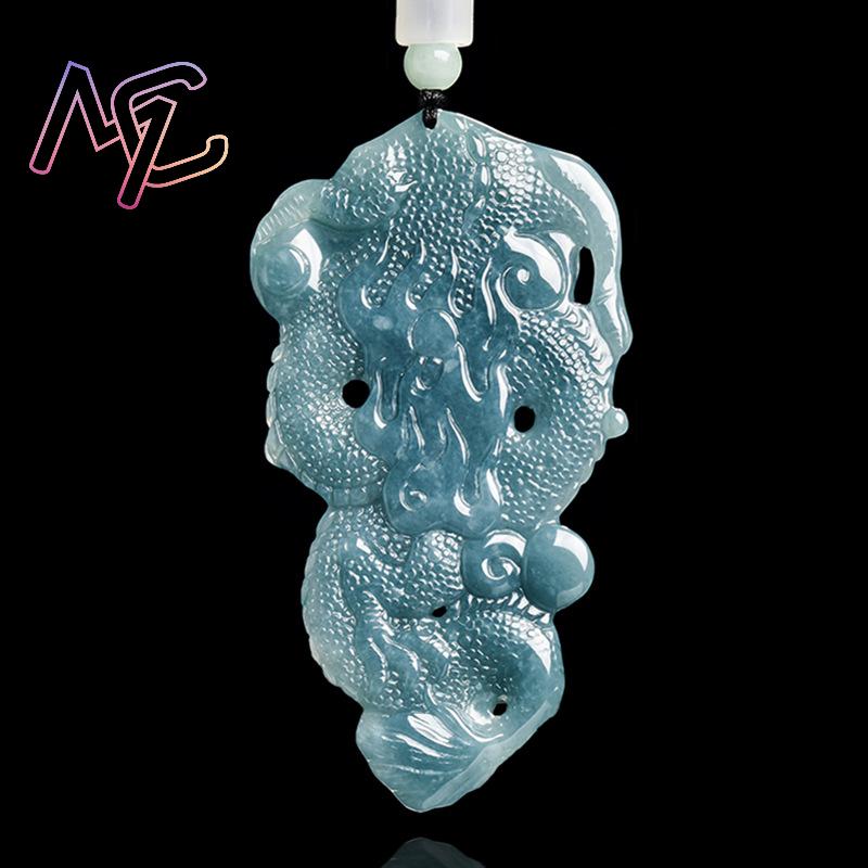 Myanmar Jadeite Dragon Pendant - Usa Vintage Fashion recension och pris