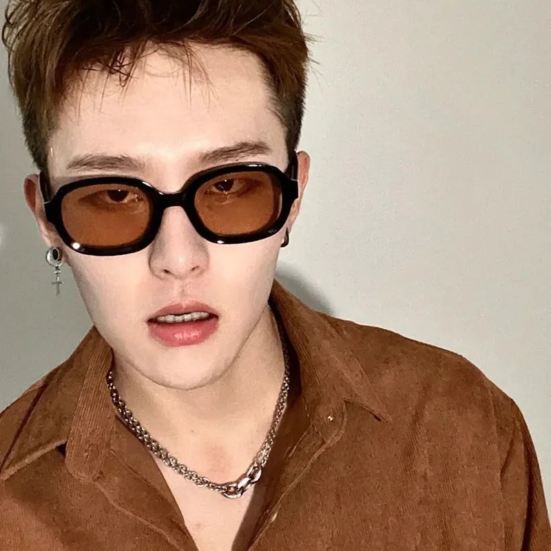 High-Quality Square Men Women  - Vintage Fashion Glasses recension och pris