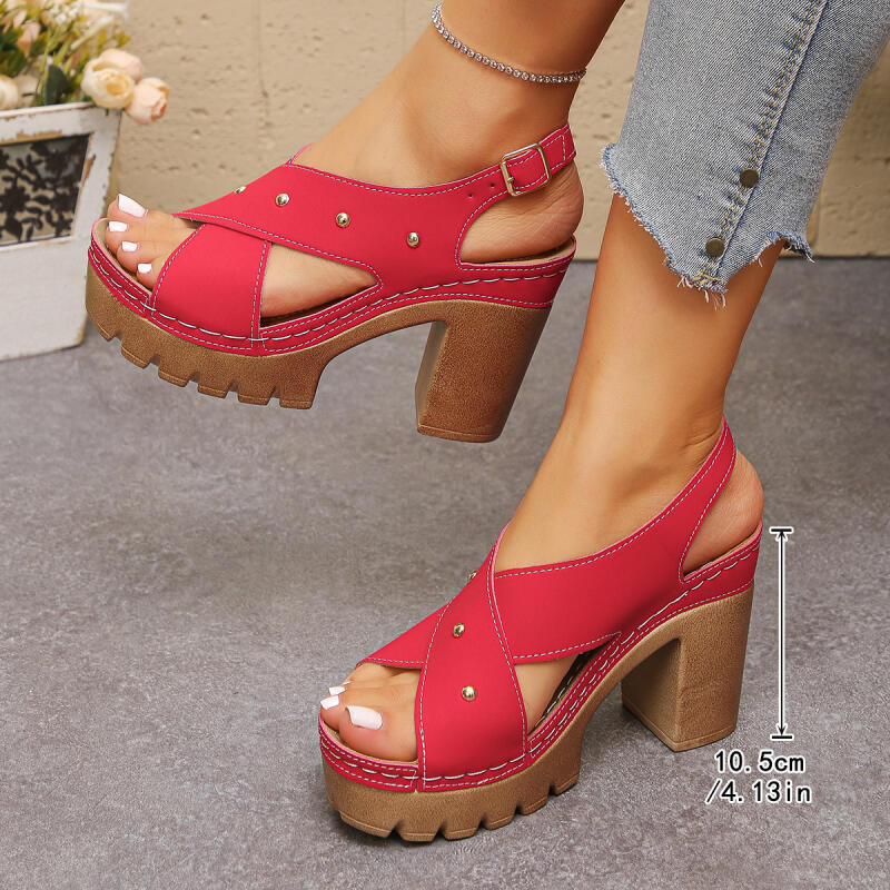 Vintage Super High Heel Cross  - Vintage Fashion Heels recension och pris