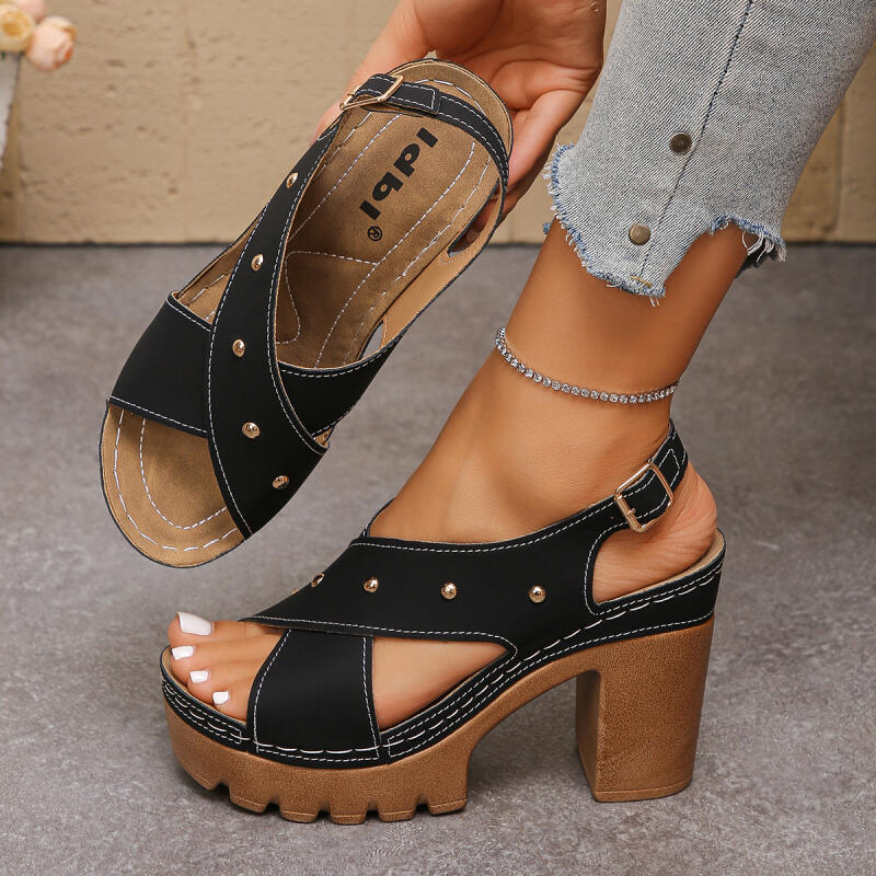 Vintage Super High Heel Cross  - Vintage Fashion Heels recension och pris