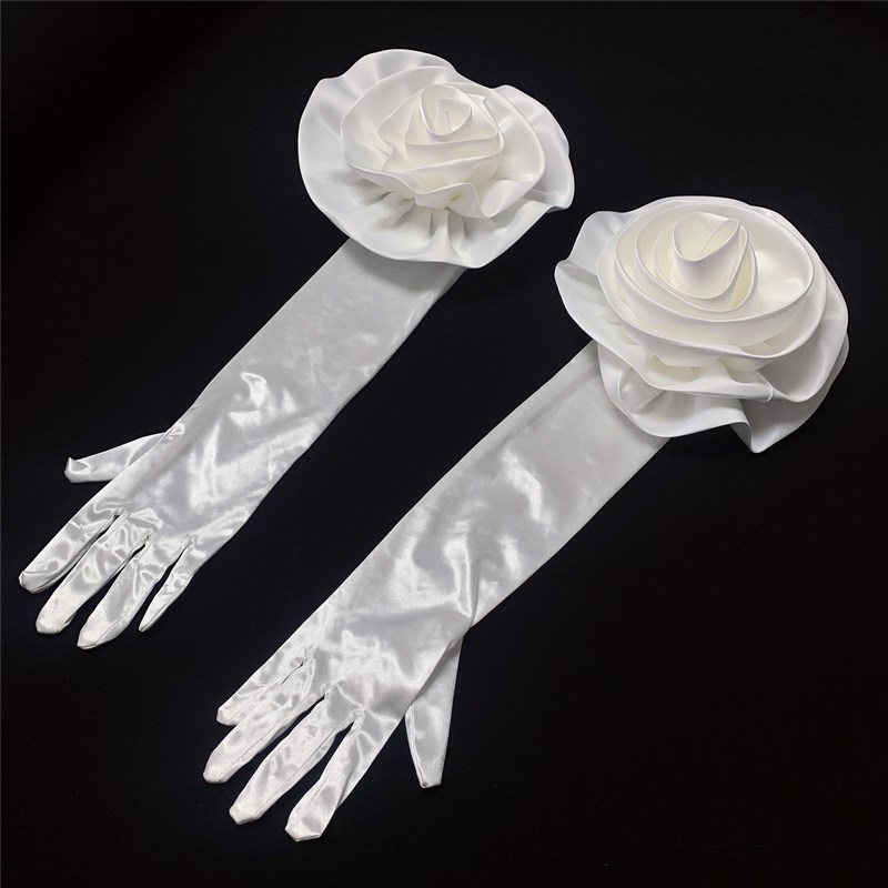 Women's Elegant White Flower L - Vintage Fashion Photographers recension och pris