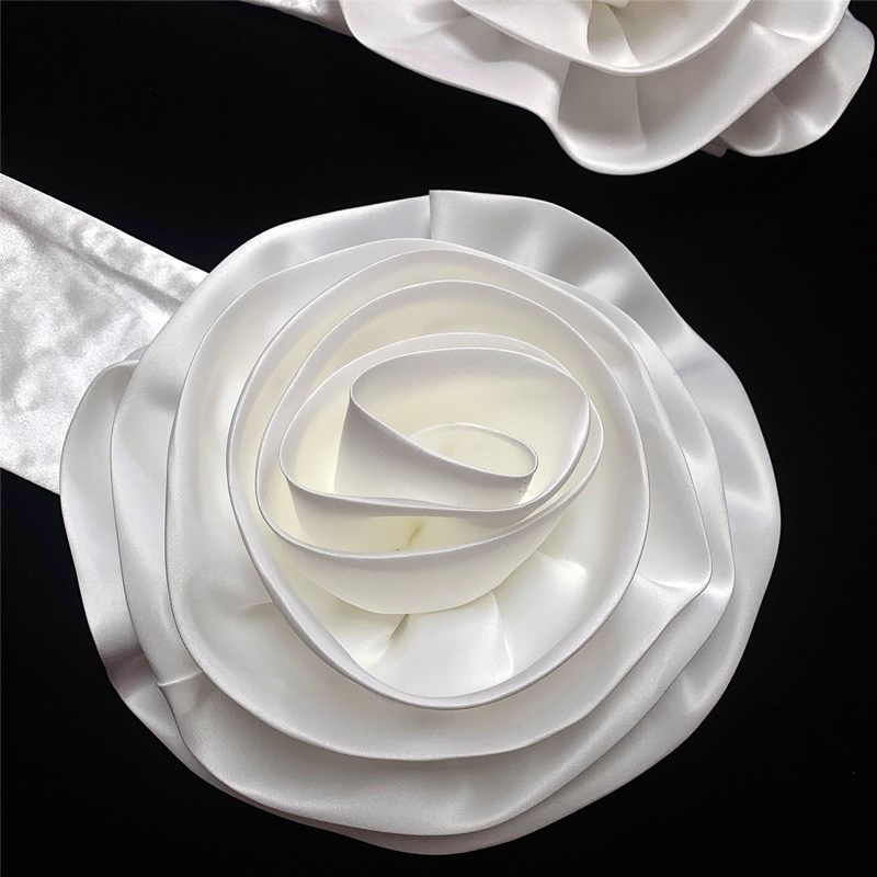 Women's Elegant White Flower L - Vintage Fashion Photographers recension och pris