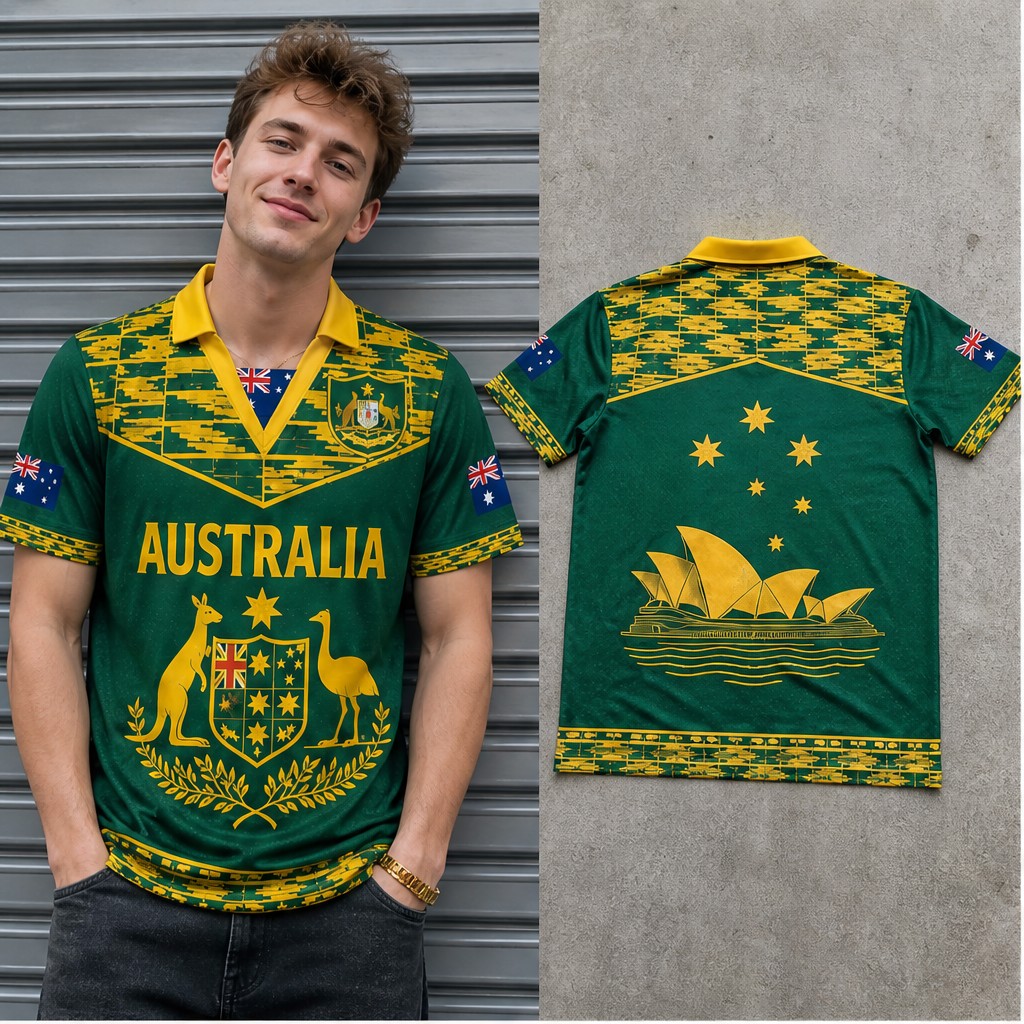 Mens Australia Ornate Kangaroo - Vintage Fashion Australia recension och pris