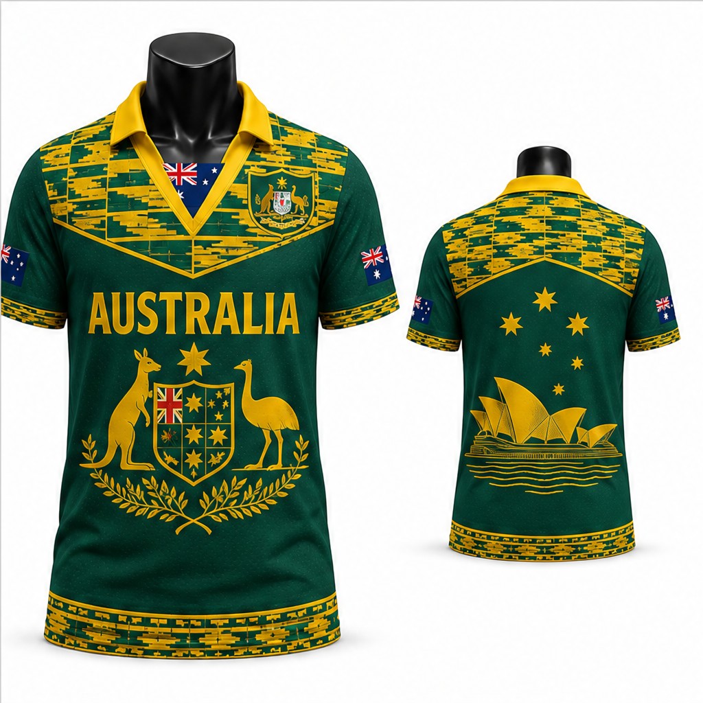 Mens Australia Ornate Kangaroo - Vintage Fashion Australia recension och pris